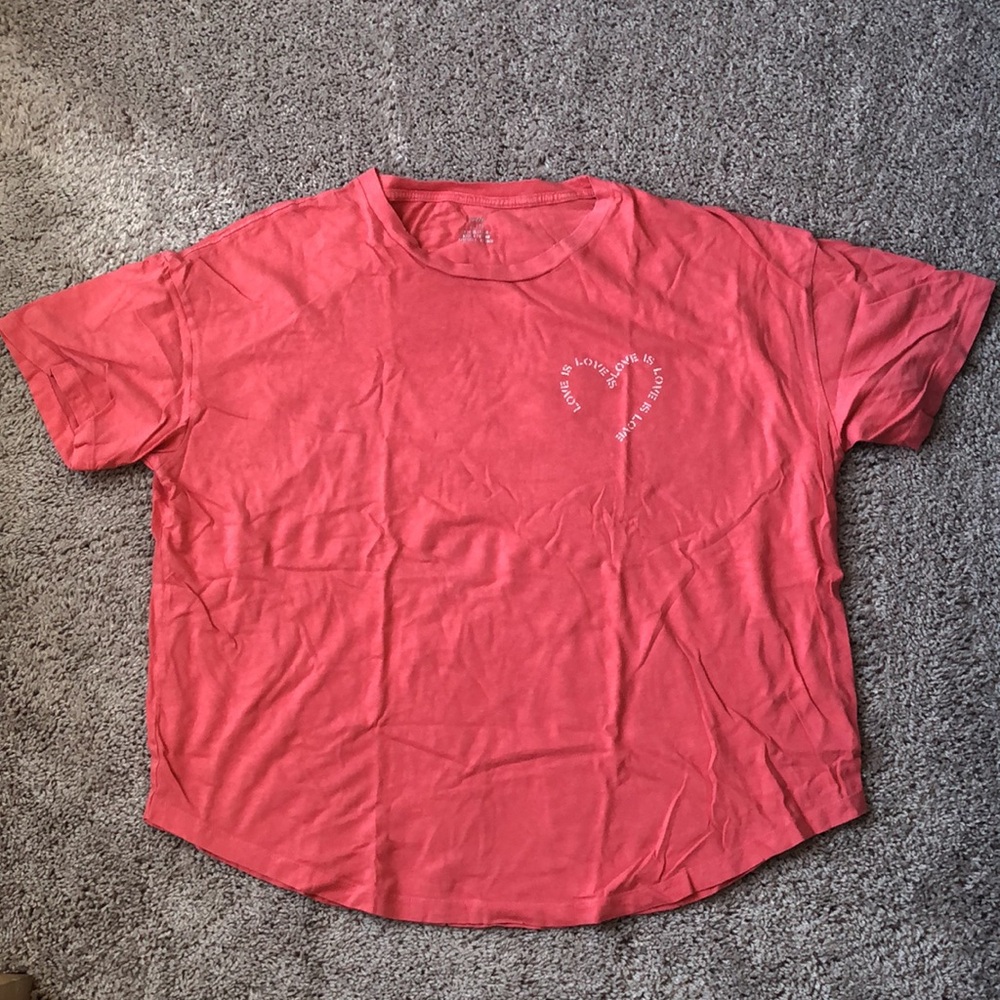 Aerie Distressed Boyfriend Tshirt - Picture 2 of 5